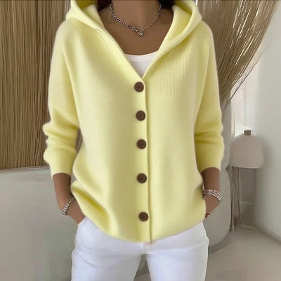 Julieta | Cárdigan con Capucha Elegante