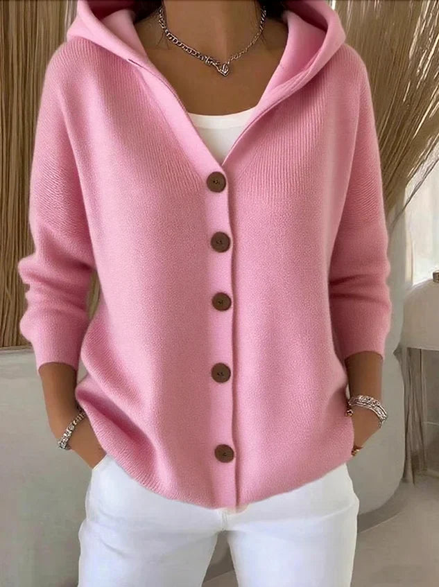 Julieta | Cárdigan con Capucha Elegante